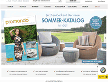 Tablet Screenshot of casa-select.promondo-produkte.de